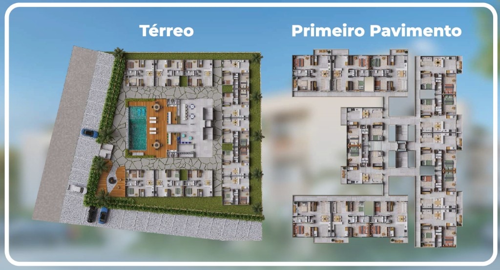 Planta baixa — Térreo e Primeiro Pavimento